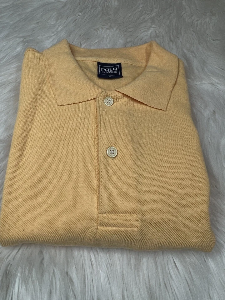 Polo Ralph Lauren Hombre Talla Grande Manga Corta Polo Naranja Claro Foto 1 de 4