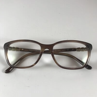 Bvlgari 4097-B 5240 Gafas 53mm x 16mm 140 Italia Marrón Foto 1 de 4