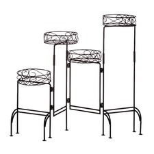 Garden Plant Stands, Pedestal Plant Stand Indoor Decorative 4 Tiered Plant Stand