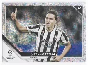 Federico Chiesa Juventus 2021-22 Topps UEFA CHL Sparkle #137 - Picture 1 of 1