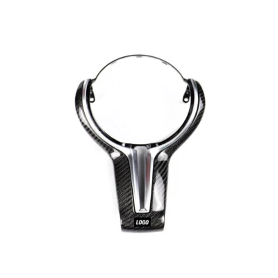 Steering Wheel Trim Cover Real Carbon Fiber For BMW M2 M3 M4 M5 F10 F80 F82 F87 Foto 1 de 4