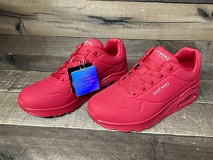 ⚡️ Skechers Women's Uno Stand On Air Sneakers Red US Size 8 NEW ⚡️ - Picture 1 of 6