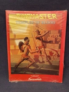 1985 Sealed Timemaster Temples of Blood D&D Game Module Mark Acres Pacesetter - Bild 1 von 4