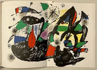 Book with 2 original color Joan Miro lithographs + Matta/Masson 1979 XXe Siecle - Image 1 of 4