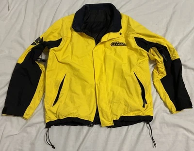 THOR Motocross - Motorsport Retro Jacket - Windbreaker - Large - YELLOW & BLACK - Image 1 of 4