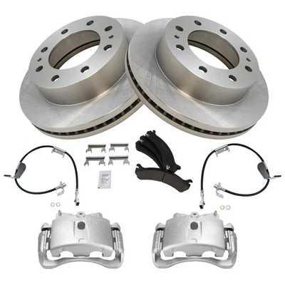 Kit de pastillas de freno delanteras y rotor para Chevrolet Express 2500 3500 GMC Savana 2003-2017 Foto 1 de 4