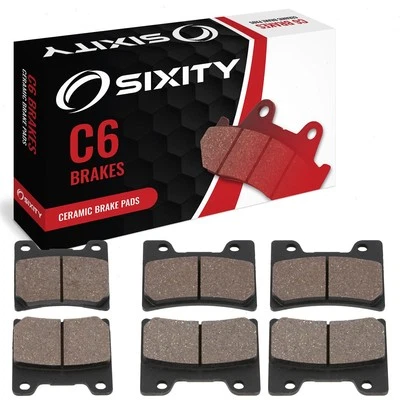 Juego completo de pastillas de freno delanteras + traseras de cerámica Yamaha YZF600R 1995-1996 RG RGC xq Foto 1 de 4