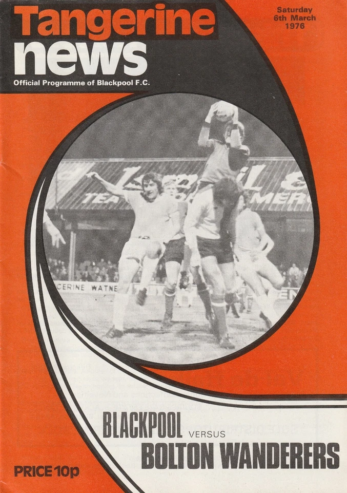 Blackpool v Bolton Wanderers, 6 March 1976, Division Two - Image 1 of 1