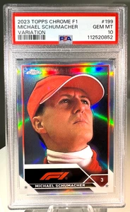 Michael Schumacher 2023 Topps Cromo Fórmula 1 F1 #199 *Variación* CABRA PSA 10 - Imagen 1 de 2