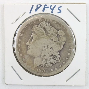 1884-S Morgan Dollar Heavily Circulated Example - Picture 1 of 4