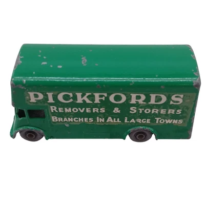 LESNEY MATCHBOX No. 46 Pickfords Removal Van England 1960s Diecast Classic Green - Image 1 of 4