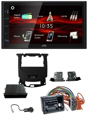 JVC USB Bluetooth MP3 DAB 2DIN Autoradio für Chevrolet Cruze ab 16 Klavierlack/s - Bild 1 von 4