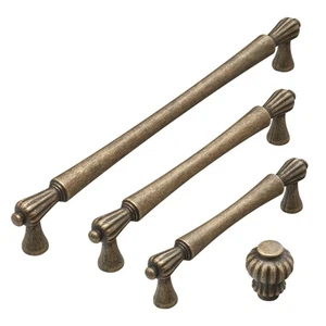 Pack Of 4 French Style Brass Pulls Vintage Cabinet Handle for Kitchen Cabinets - Bild 1 von 12