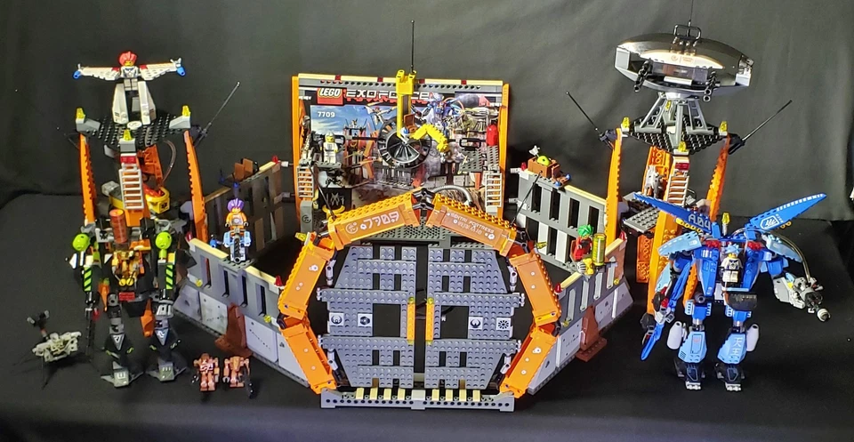 LEGO 2006 EXO-FORCE Sentai Fortress #7709: 100% Complete w/ Instructions NICE! - Image 1 of 4