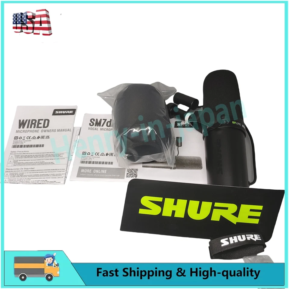 AVA-IN-JAPAN OEM Universal SM7DB built-in microphone wired dynamic professional microphone