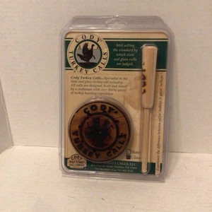 Cody Turkey Call, Glass Pot Call, Baker’s Archery Supply marcado, nuevo en paquete - Imagen 1 de 7
