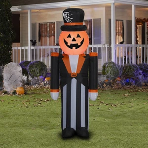 Art zu feiern Nussknacker 4 Fuß Halloween luftgeblasen aufblasbar beleuchtet Dekor - Bild 1 von 3