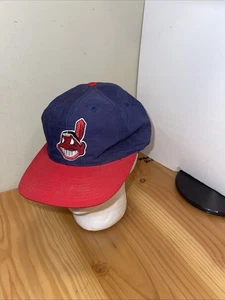 Vintage Cleveland Indians Logo 7 Mütze Snapback zweifarbig - Bild 1 von 10