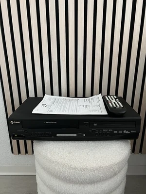 Funai D8D-M1000DB DVD VHS Kombigerät mit Fernbedienung Anleitung VHS/DVD DEFEKT - Bild 1 von 4
