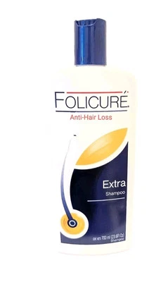FOLICURE Shampoo " Extra " for FullerThicker Hair, 23.6 fl oz. 72% Less Falling! - Image 1 of 2