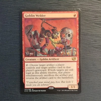 Goblin Welder LP Commander 2014 C14 177/337 Regular Rare MTG - Image 1 of 2