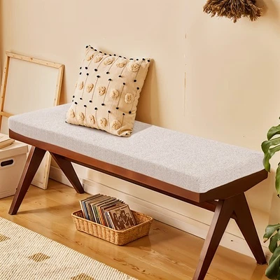 Bench Cushion 2-3 Seater Garden Swing Chair Seat Pads Indoor Outdoor 5cm Thick - Image 1 of 4