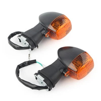 Turn Signal Amber Lights Indicator For Kawasaki Ninja ZX-7R ZX-9R ZX-12R L+R Foto 1 de 4