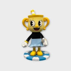 McFarlane Cuphead Ms. Chalice Buildable Figure w/Base & Instructions Blue Dress - Picture 1 of 9