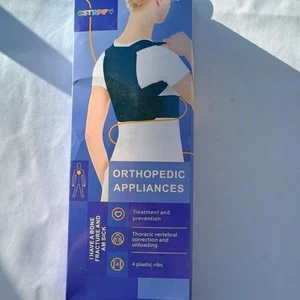 Corrector de Postura Soporte Ligero Elástico Placa de Acero Hombro Superior Espalda Sentarse - Imagen 1 de 5