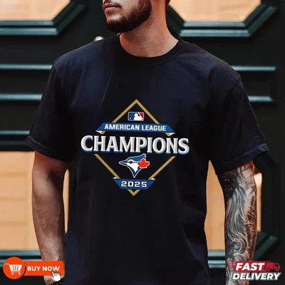 Camiseta Toronto Blue Jays 2025 Campeones de la Liga Americana - Multicolor, S-5XL Foto 1 de 4