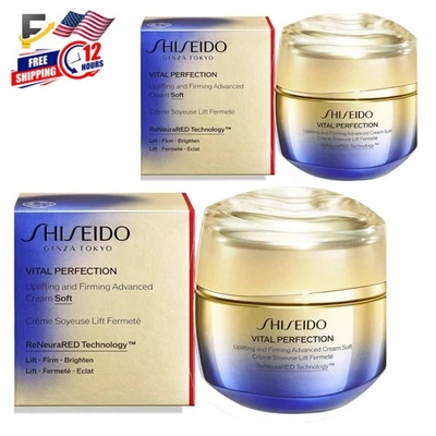 Crema avanzada suave Shiseido Vital Perfection 1,7 oz (paquete de 2) Foto 1 de 3
