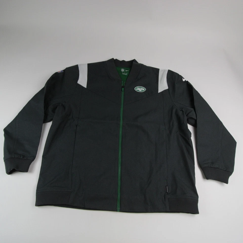 New York Jets Nike NFL On Field Chaqueta Para Hombre Gris Oscuro Nueva Foto 1 de 1