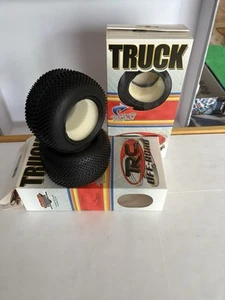 A Pair Of TRC Off Road 1/10th Truck Tires TF02A By Trinity - Picture 1 of 8