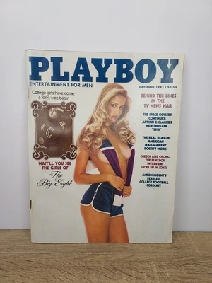 Vtg Playboy Magazine September 1982 Adult Connie Brighton Sexy Centerfold AS IS - Image 1 of 4