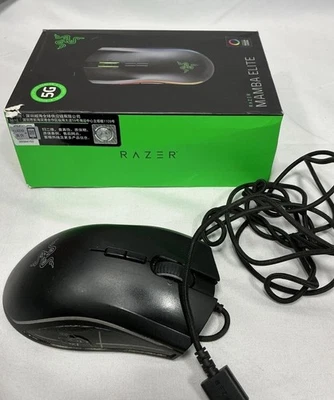 Razer RZ01-02560100-R3U1 Mamba Elite Wired Optical Gaming Mouse - Black - Image 1 of 2