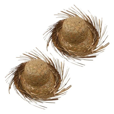  2 Pcs Berretto Estivo Cappello Da Spiaggia Floscio Sole Ripiegabile - Immagine 1 di 4