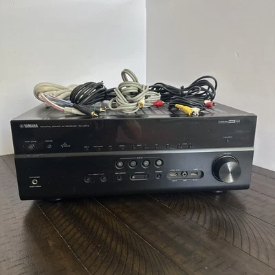 Yamaha RX-V673 Natural Sound AV Receiver HDMI Cinema DSP 3D TESTED See Video! - Image 1 of 4