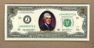 2003 A United States Kansas City $2 Dollar Colorized - Image 1 of 4