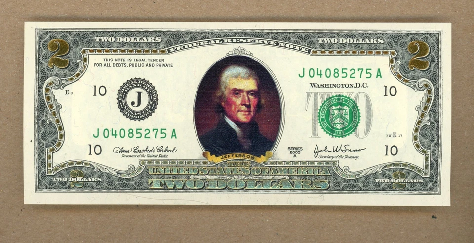 2003 A United States Kansas City $2 Dollar Colorized - Image 1 of 4