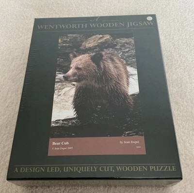 Wentworth Wooden Jigsaw Puzzle 100 Piece “ Bear Cub “  - Image 1 of 2