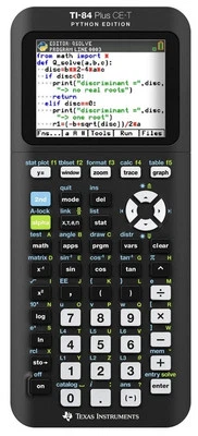 Texas Instruments TI-84 Plus CE-T Grafikrechner - Python Edition - Bild 1 von 4