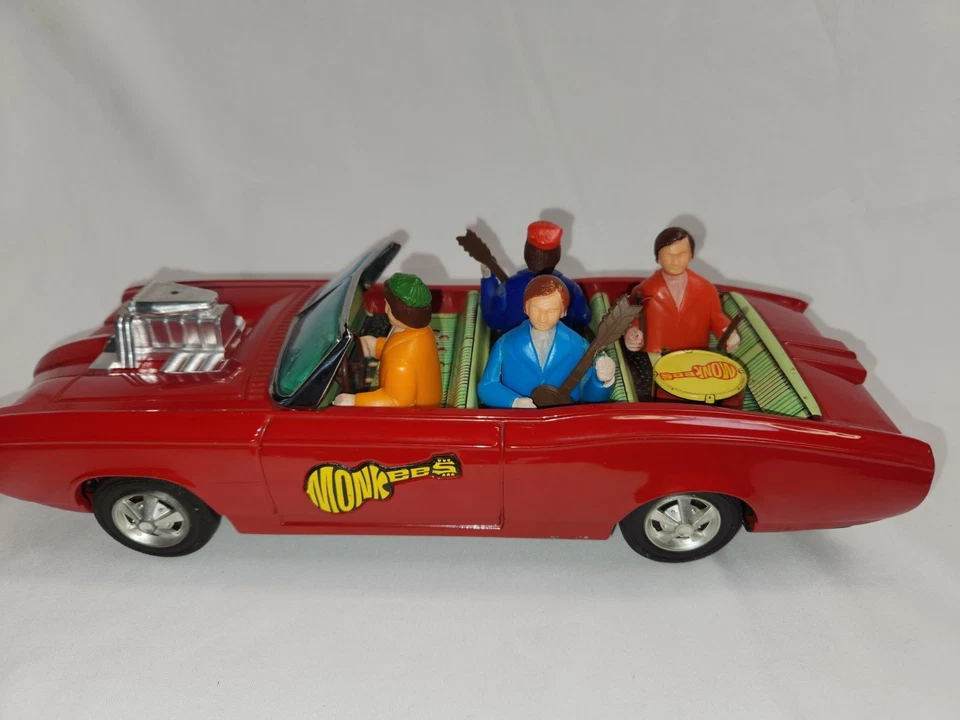Monkeemobile convertible de colección raro funcionando 1966 1/18 asc japón tin pontiac gto Foto 1 de 4