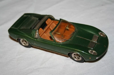  1:43 THES CLASSIC LINES SMTS LAMBORGHINI MIURA SPYDER  verte trés rare (métal) - Photo 1/4