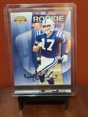 AUSTIN COLLIE 09 Gridiron Gear Gold Rookie Auto #72/100 card - Image 1 of 3