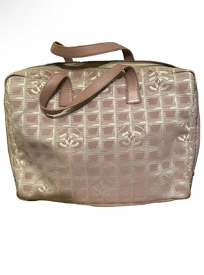Pre Owned Authentic Vintage CHANEL Travel Zippered Tote - Image 1 of 4