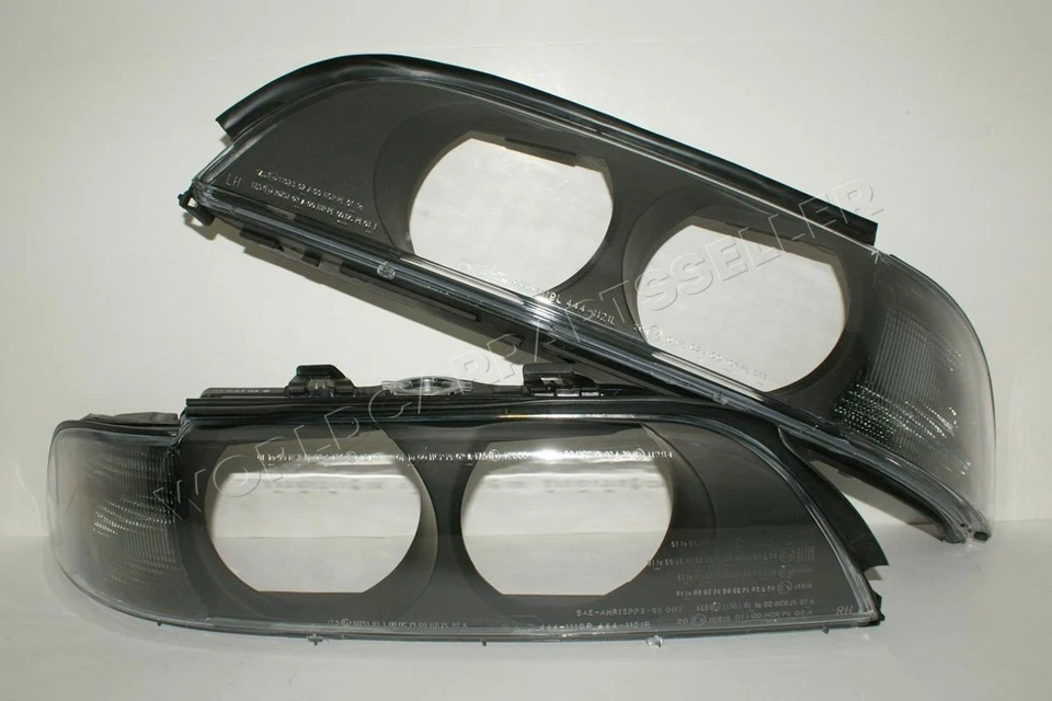 PAR de lentes de faros esquineros ahumados BMW 540i 528i E39 serie 5 Foto 1 de 3
