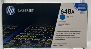HP 648A Cartuccia Toner Ciano (CE261A) CP4025 CP4525 NUOVA - Foto 1 di 5