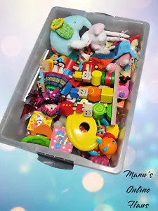 Grosses Paket BABYSPIELZEUG Konvolut 50 Teile Disney Holz Schwimmtiere u.v.m - Bild 1 von 8