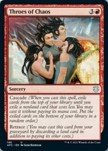 MTG - THROES OF CHAOS - Forgotten Realms Commander (U) - Picture 1 of 1