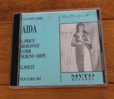 GEORG SOLTI - VERDI - AIDA - LEONTYNE PRICE (2 CD, 1993, MYTO, ITLAY) VERY GOOD - Image 1 of 4